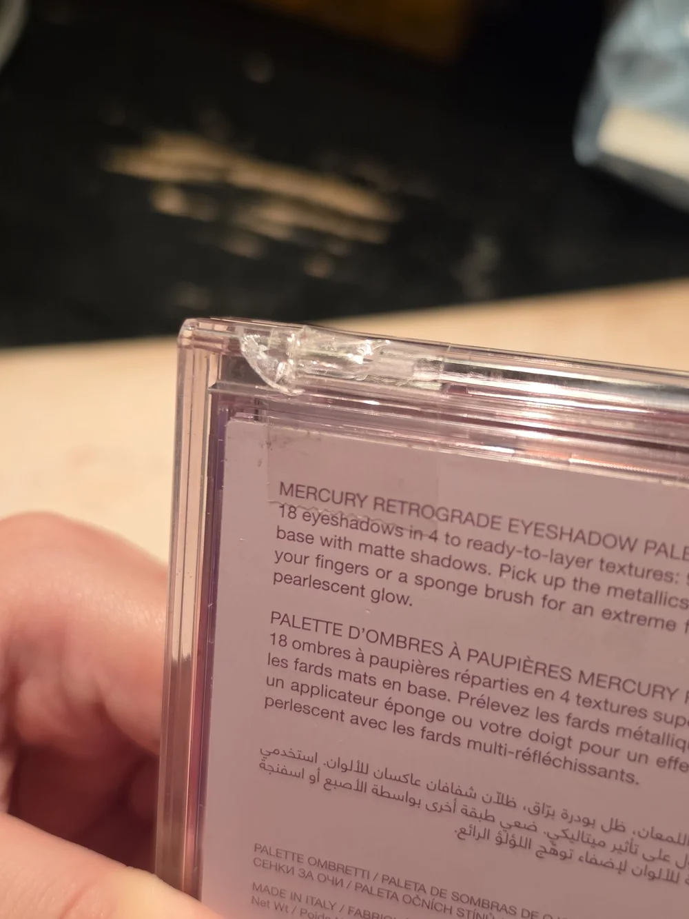HUDA BEAUTY Iridescent Purple & Silver Eyeshadow Palette